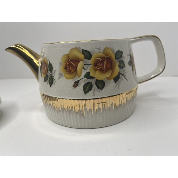 Vintage Gibson teapot strathsford England Floral Pattern Tea Coffee Hand Paint - Picture 13 of 14